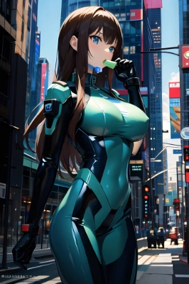 ミントアイスとチョコミントカラーのスーツ2