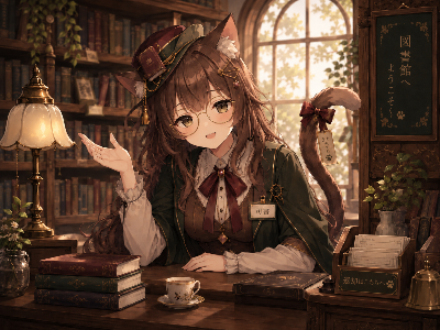 図書館の猫耳司書