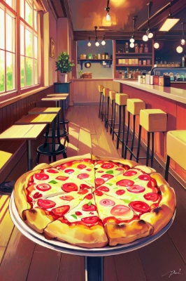 せっかくピザ用意したのに・・・