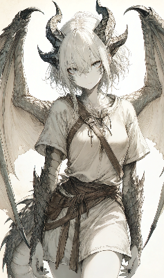 白き翼の竜娘が紡ぐ静かな旅路