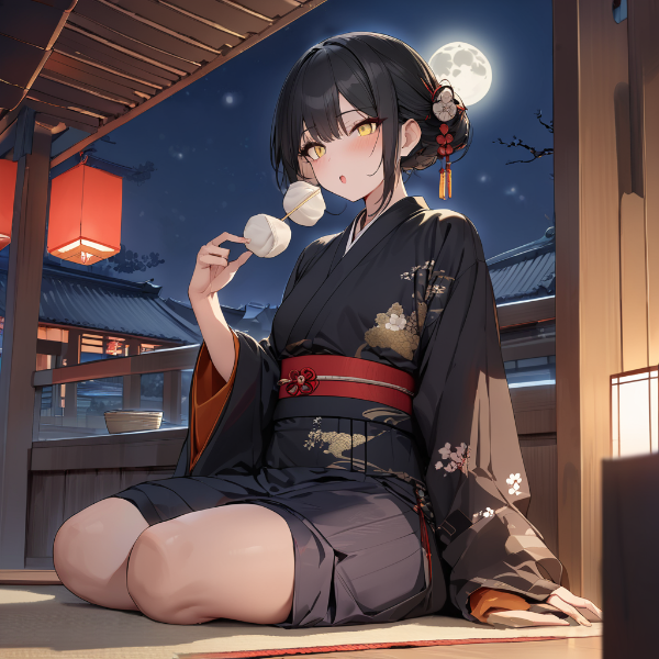 ちょっと遅い月見餅