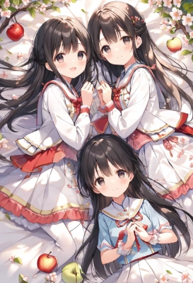 りんごのお花見