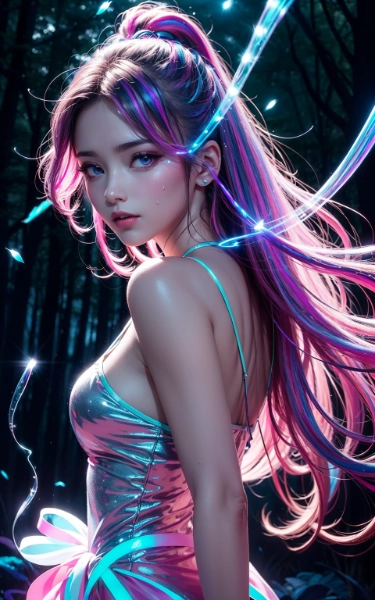 ネオンカラーのギャル♪