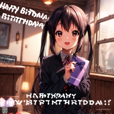 あずにゃんHAPPYBIRTHDAY