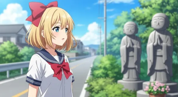 ここがお地蔵さんの場所かー