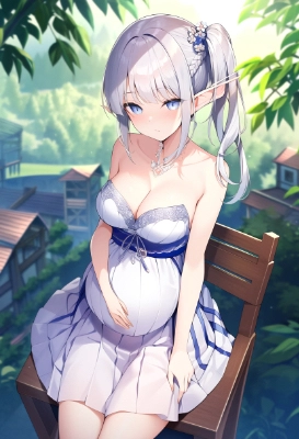 村に帰ることができたハーフエルフ