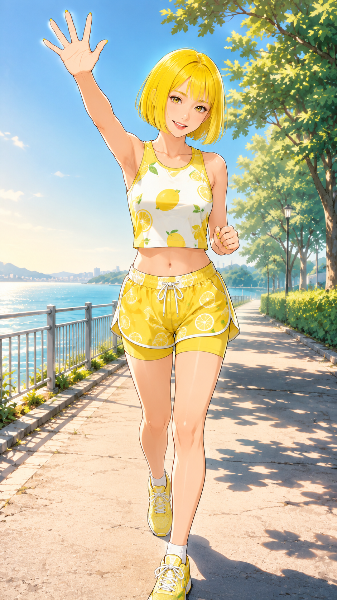 おはよ〜☀️（レモンちゃん）