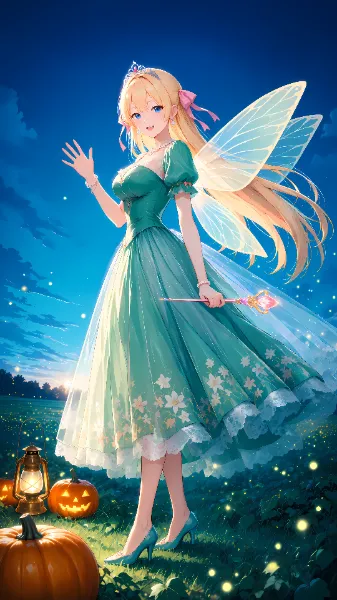 かぼちゃ畑の妖精の女王