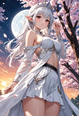 月の下のエルフ