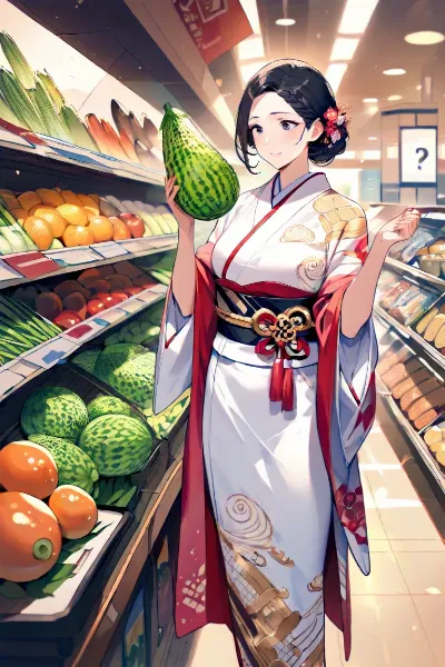 奥方様とゴーヤ