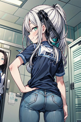 どこを見てるの？