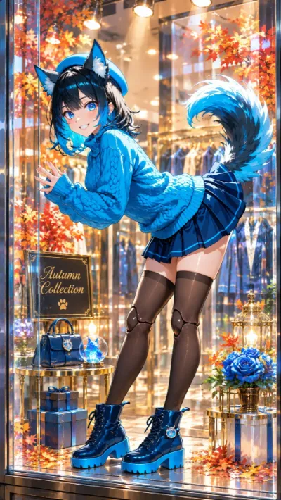 🐺 ショーウィンドウの中 〜なぁ！ 外に出てもいいか！？〜💙