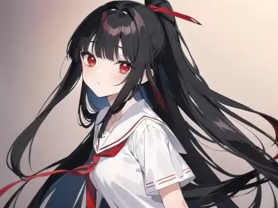 #28 黒髪少女