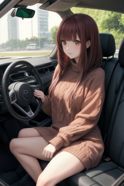 車に乗る（失敗作）