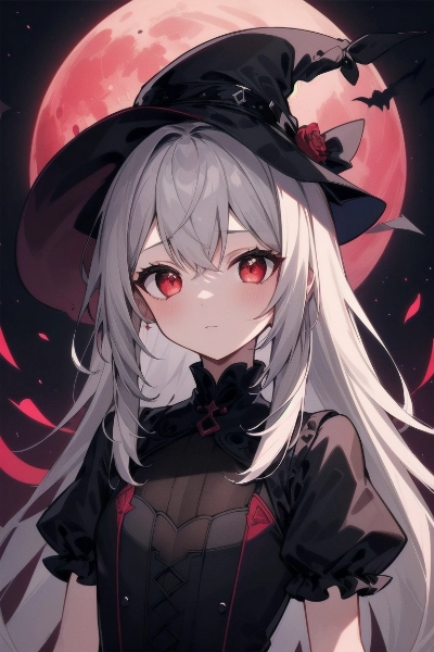 白髪少女
