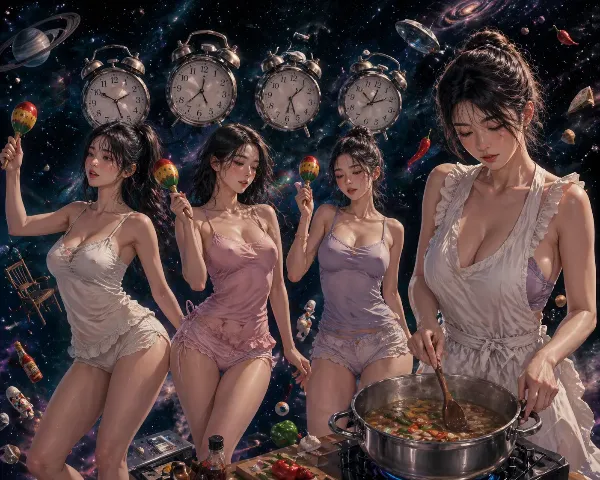 宇宙キッチンの時空パーティー