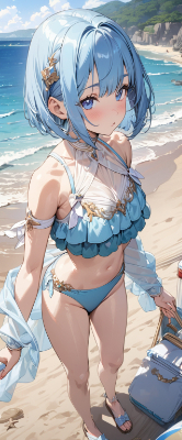 真夏の海