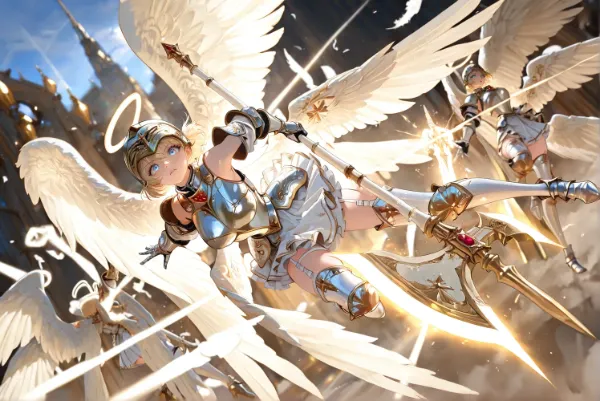 一般天使兵のお姉さんズ（戦闘中）