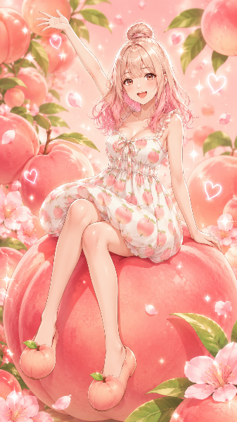 やまなし桃の日（ピーチちゃん）