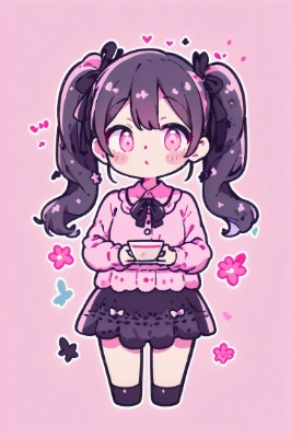 地雷系ちゃんのティータイム