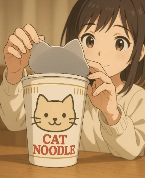 カップ麺のふた