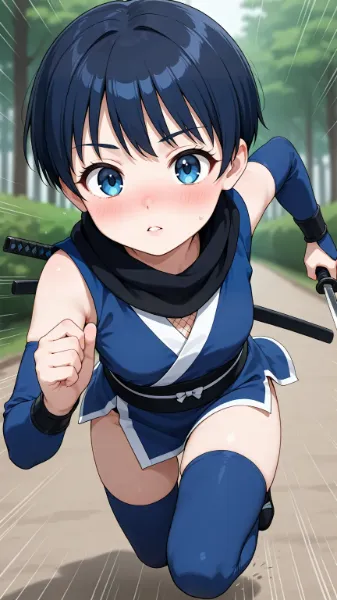 葵ちゃんの全力疾走！