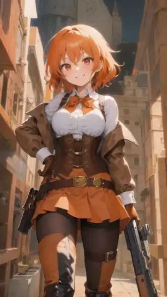 遺跡荒らしのガンマン少女