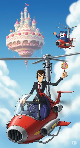 天空のお菓子の城