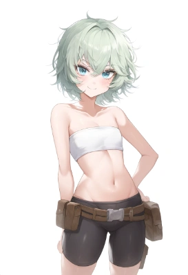 緑髪うちの子