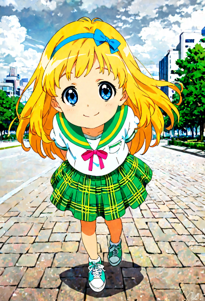 Aliceと曇り空の下で