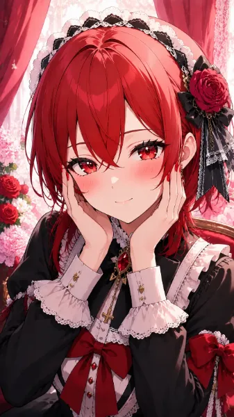 紅蓮と純白、そして漆黒………。