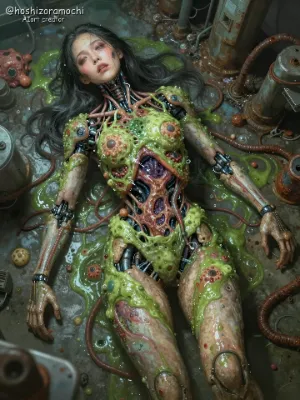 腐食と増殖、異形の侵食 - Corrosion and proliferation, erosion of unusual shapes