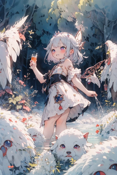 謎生物と酔っ払いビジュー