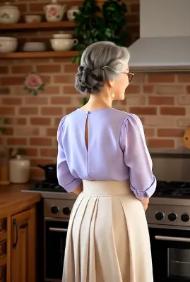 背中が開いた服