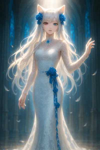 青い薔薇の聖女と永遠の光