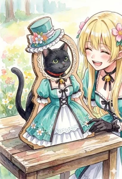 ファッショナブル猫さん