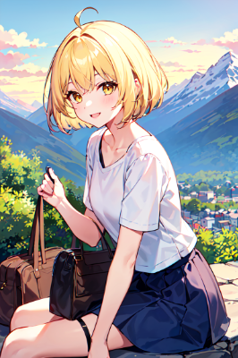 山に行ったそうですよ( ・∇・)
