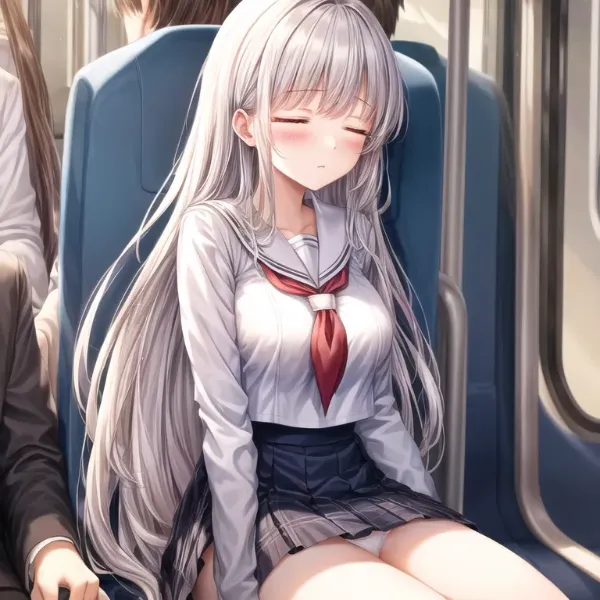 電車内パンチラ