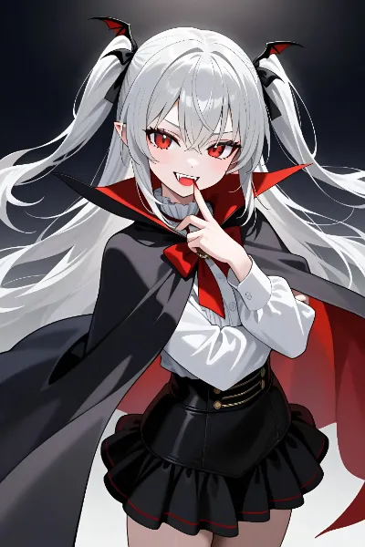 そうだなぁー、今夜は、お前の血でももらおうか？