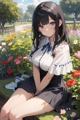 お花たくさん咲いててキレイだね