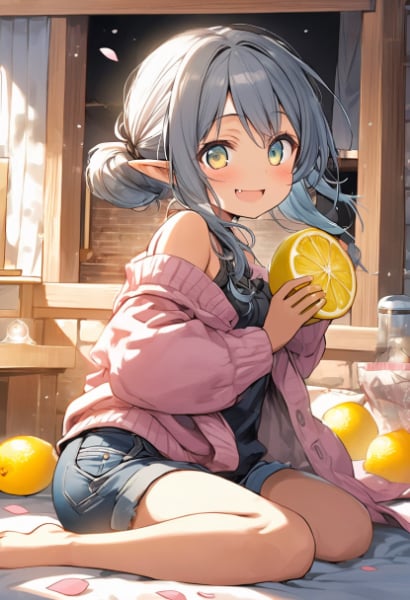 エルフさんとレモン🍋