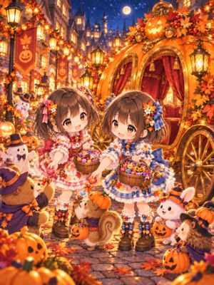 星降る夜のハロウィン・パレード