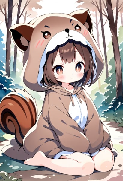 リスの着ぐるみ