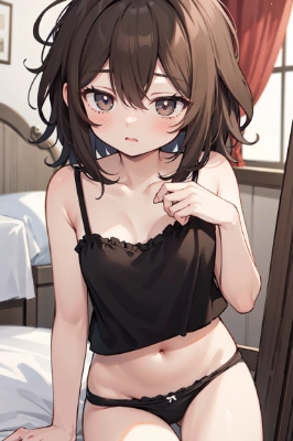 ねむ……。
