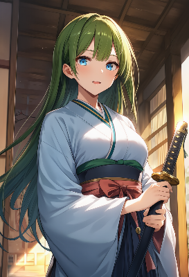 緑髪の剣士、朝の決意