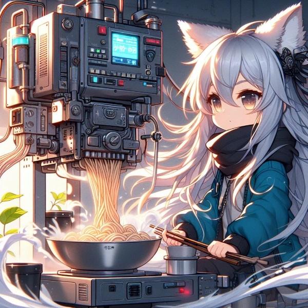 Automatic 🦊 udon making machine