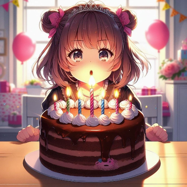 誕生日ケーキのロウソク