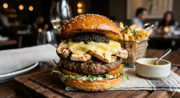 松茸バーガ