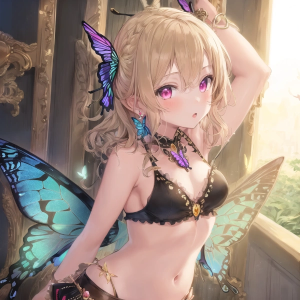 蝶にハマってる！