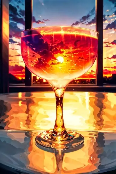 夕日に乾杯🍸